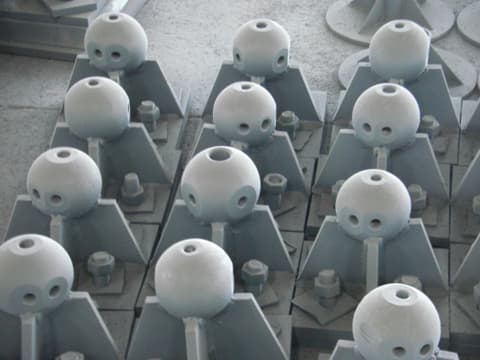 安国水泥厂网架安装