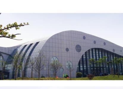 安国会议中心外景网架工程